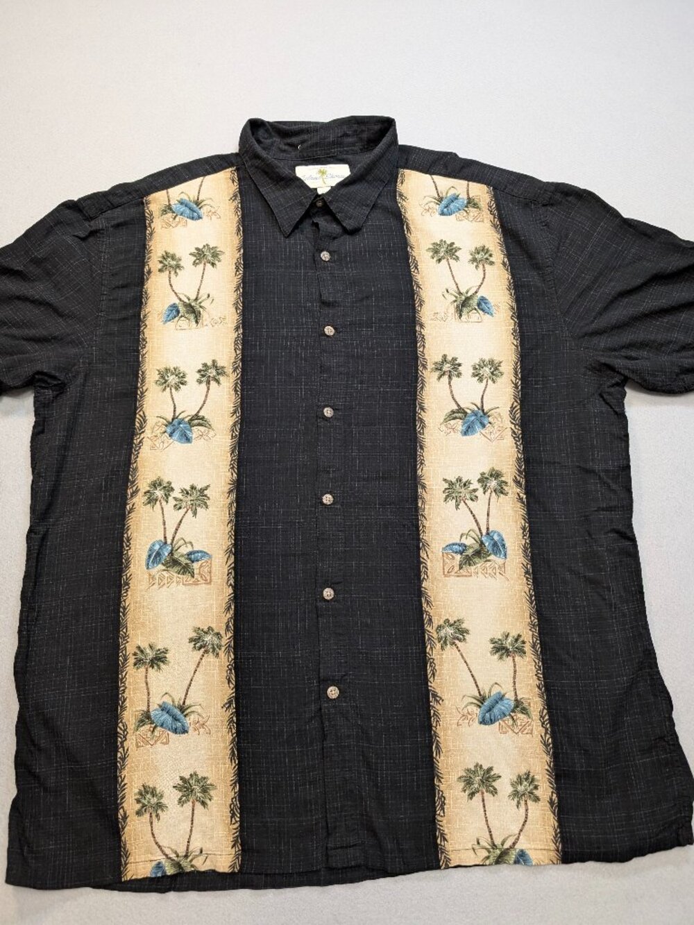 Island Shores XXL Palm Tree Hawaiian Rayon Button Shirt